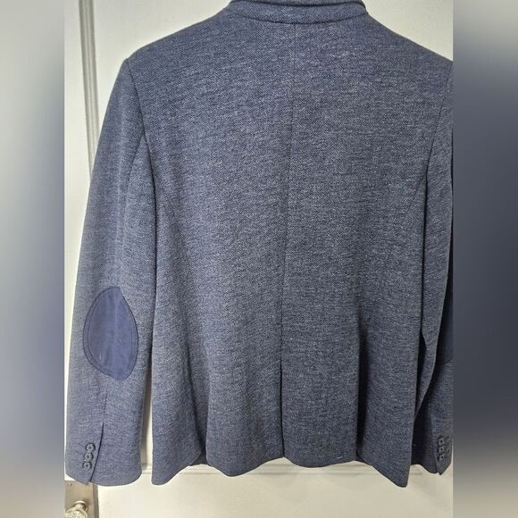 Loft  blue blazer with elbow patches size 8 excellent condition - Picture 2 of 5